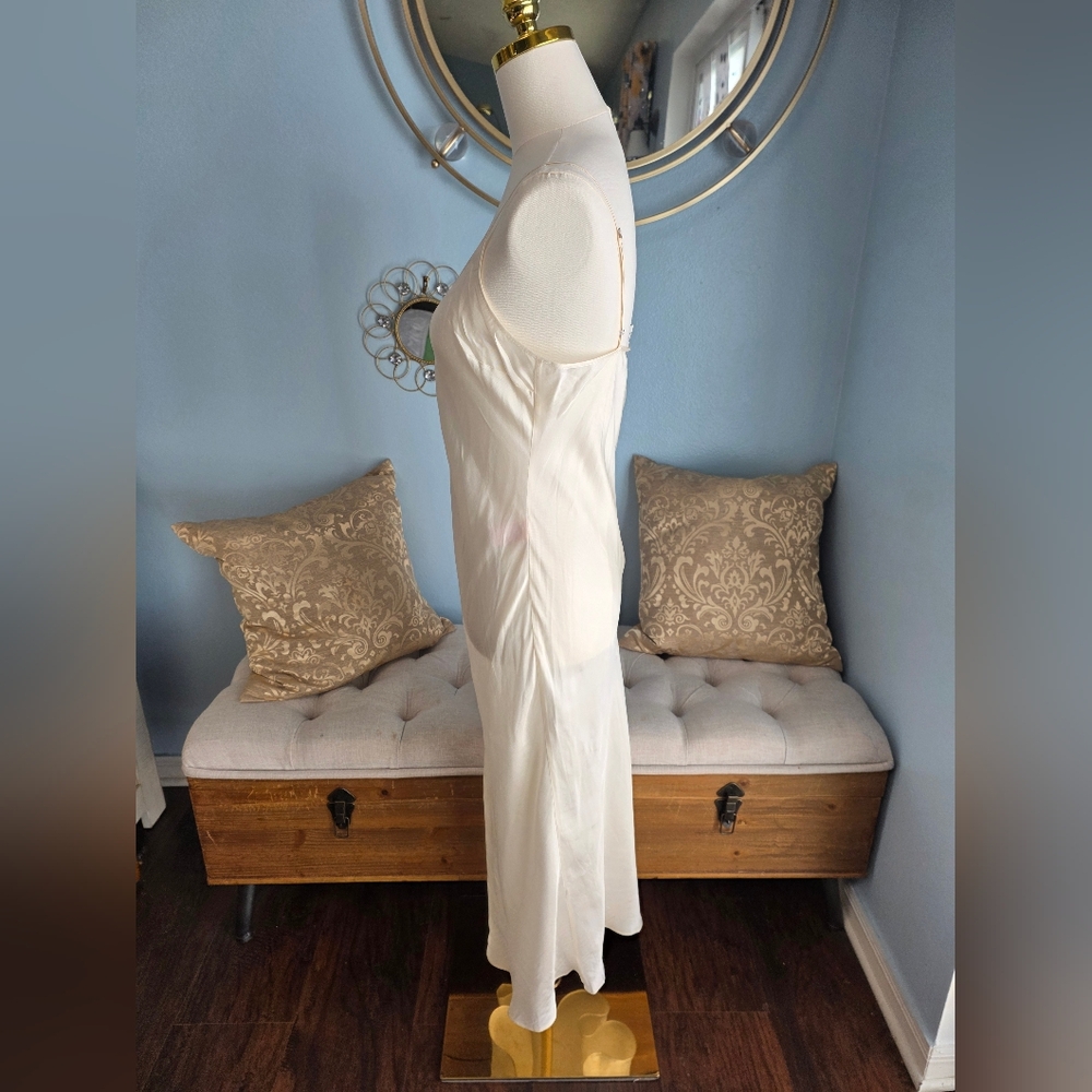 Luxurious Cream Slip Dress by Rohe - Picture 2 of 6